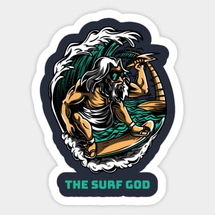 Surf GOD Sticker